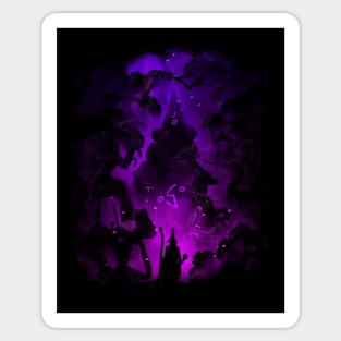 Violet Sorcerer Tower - Fantasy RPG Video Game - Gamer Gift Sticker